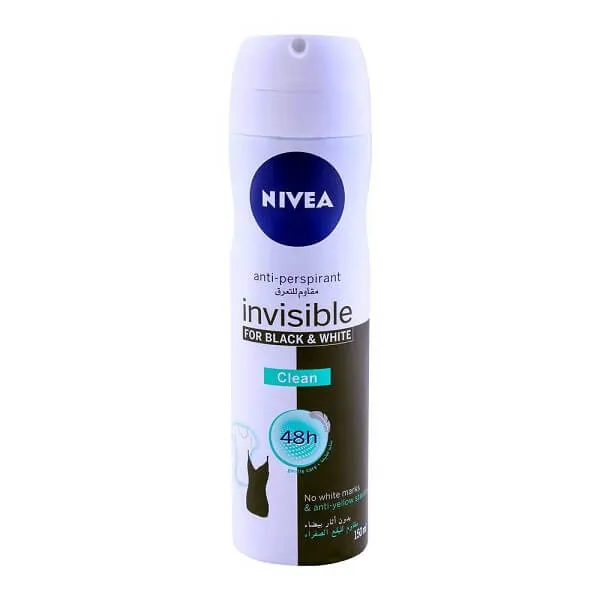 Nivea Deodorant Body Spray Invisible Clean 150ML