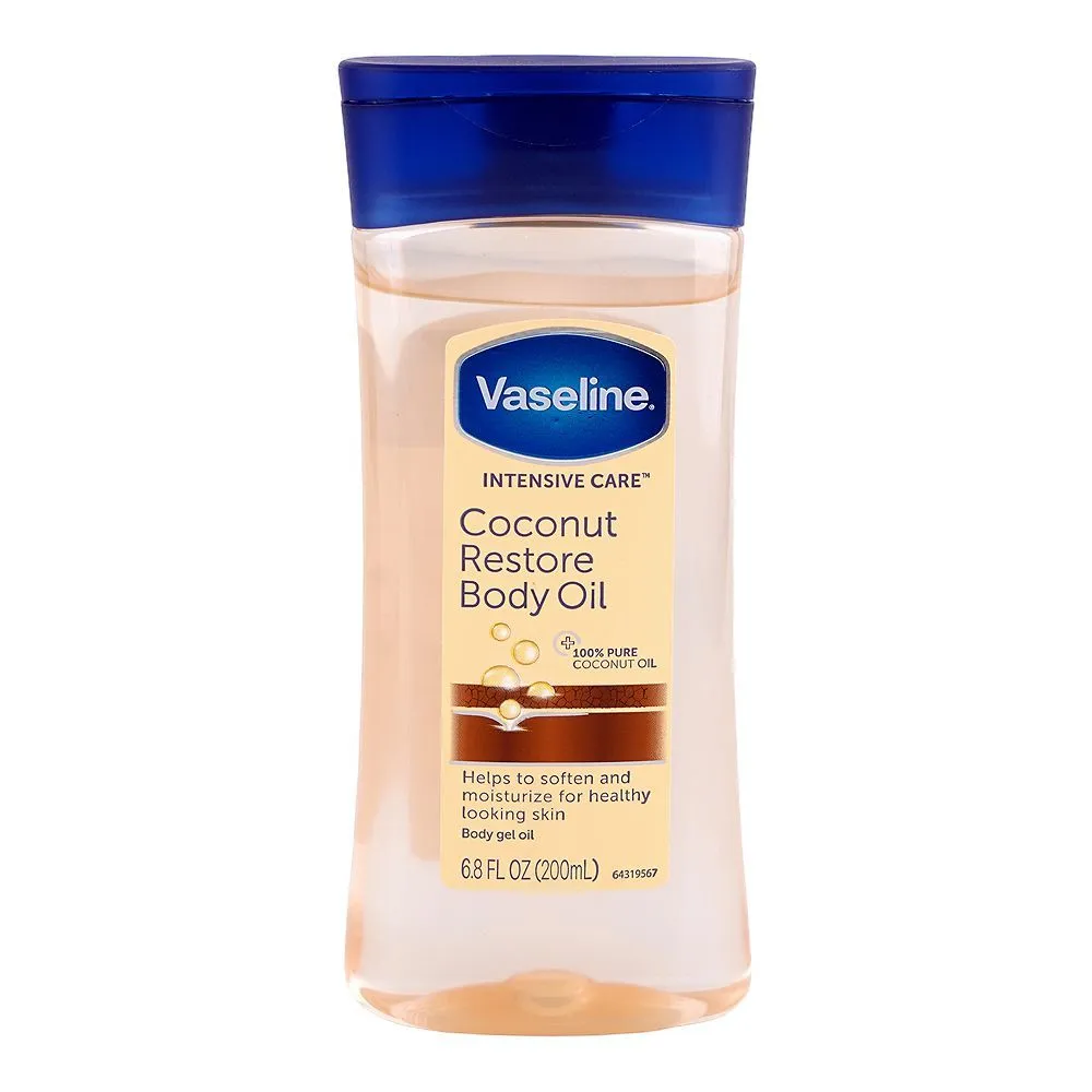 Vaseline Body Oil Coconut Restore 200ML