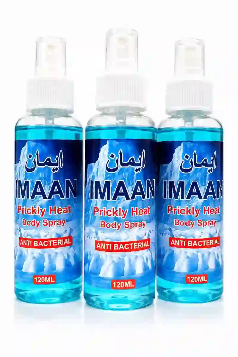 Imaan Prickly Heat Body Spray Anti Bacterial 120ML