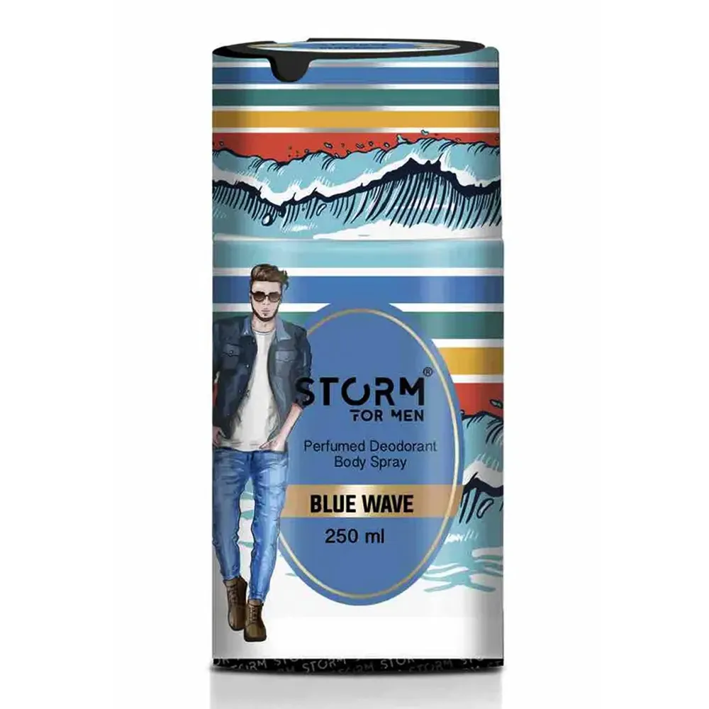 Storm Deodorant Body Spray Men Blue Wave 250ML