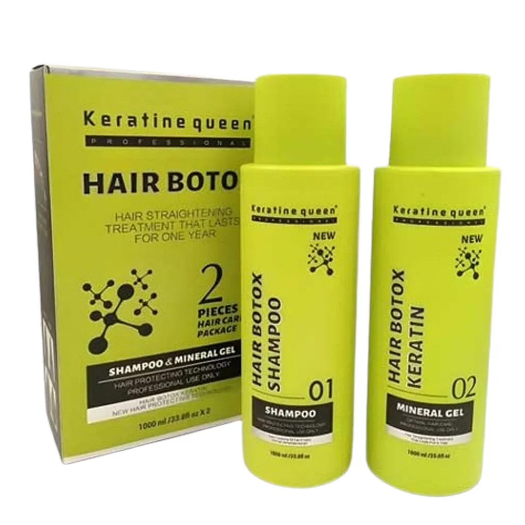Keratine Queen Shampoo And Gel Hair Batox 2* 500ML