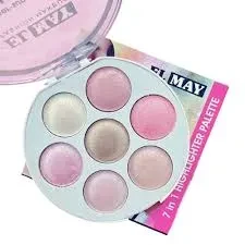 Seven Cool Blush Highlighter Kit 7Color