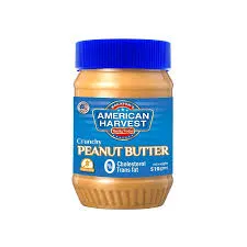 American Natural Peanut Butter Crunchy 510G