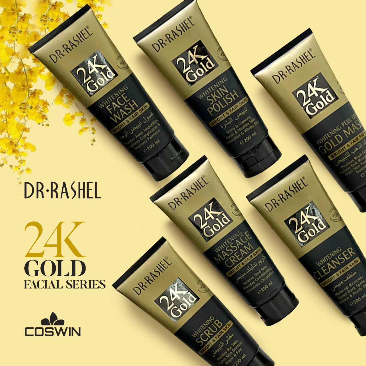DR Rashel Facial Tube 24K Gold Skin Polish 200ML