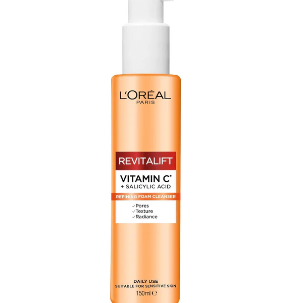 Loreal Face Cleanser Revitalift Vitamin C+Salicylic Acid 150ML