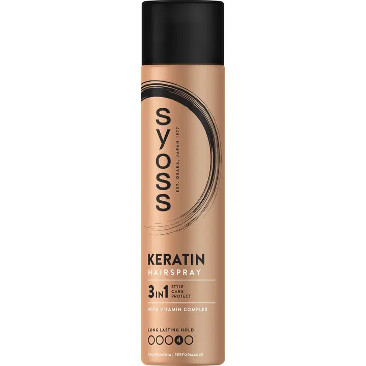Syoss Keratin Hair Spray 3 In 1 400ML