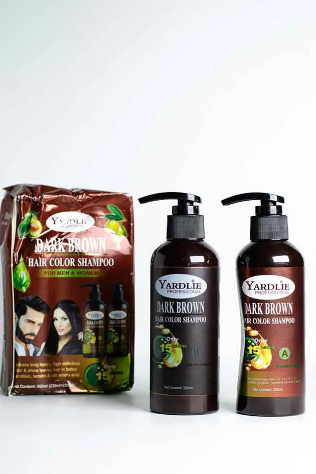 Yardlie Hair Color Gel Brown And Dark Brown 2* pack 230ML