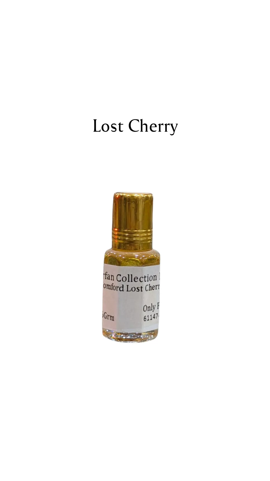 Concentrated Perfume Oil Attar Tomford Lost Cherry French Tom Ford Only-F 6ML