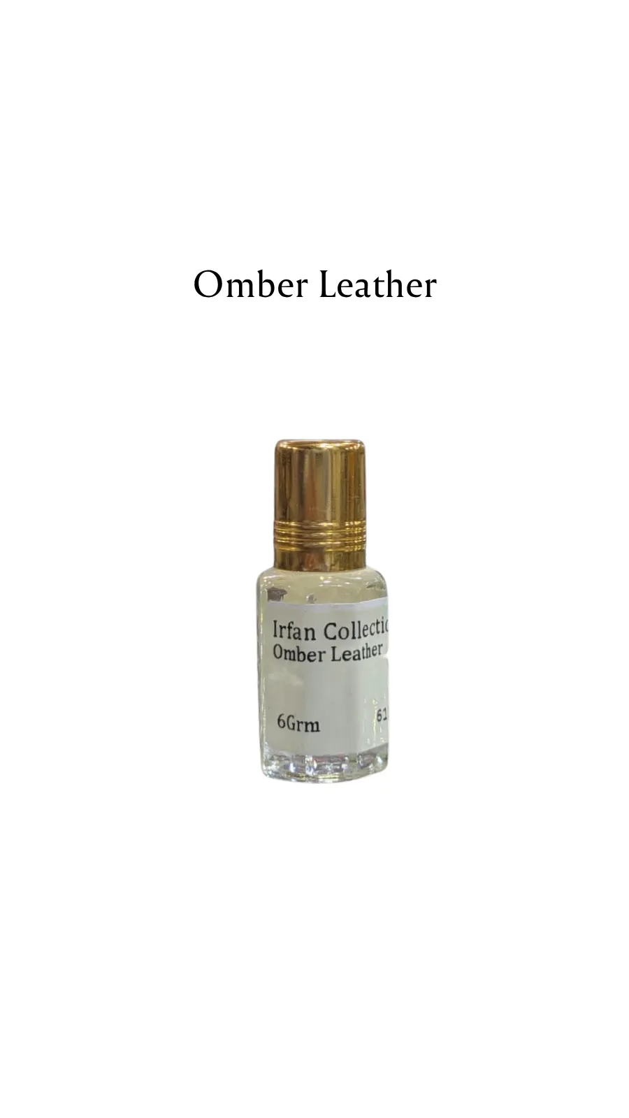 Concentrated Perfume Oil Attar Omber Leather French Tom Ford Expressions 6ML