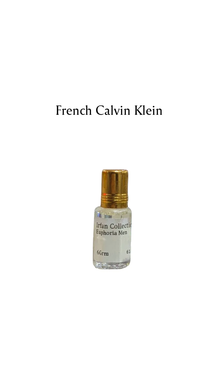 Concentrated Perfume Oil Attar Eternity Men Special French Calvin Klein Charabot 6ML