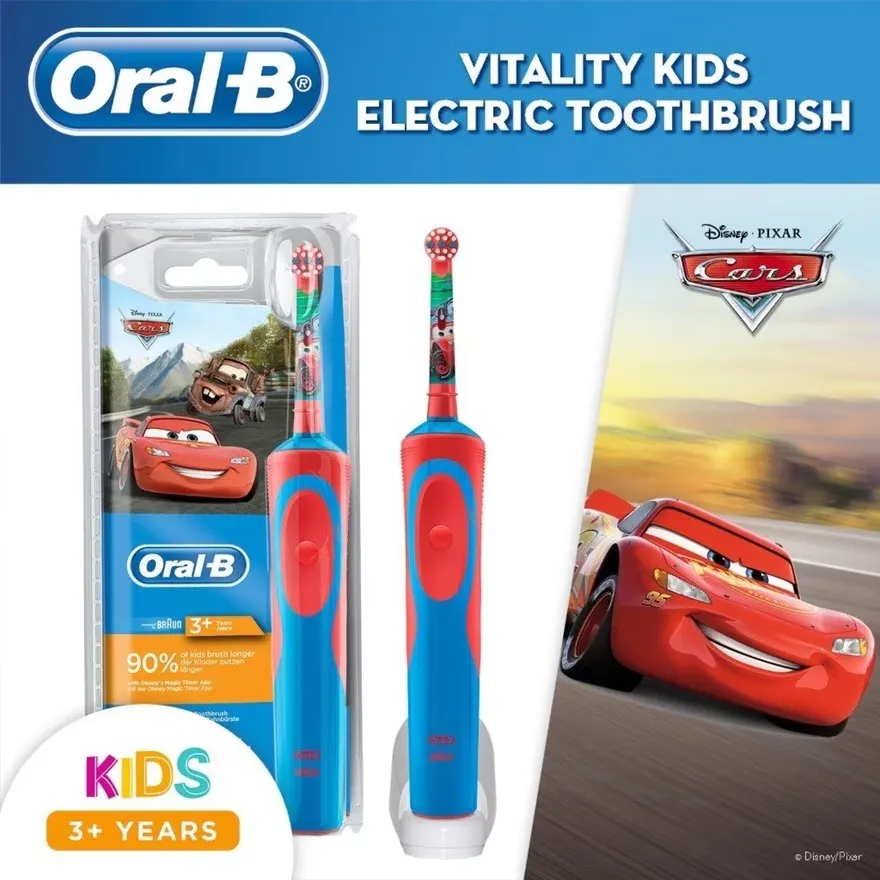 Oral-B Tooth Brush Kids Electric 3+ Cars