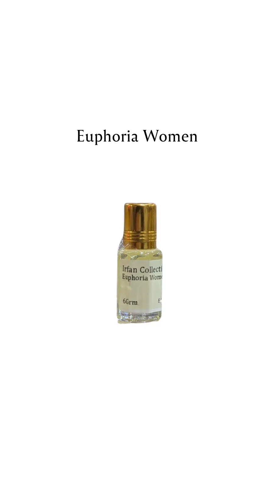 Concentrated Perfume Oil Attar Euphoria Women French Calvin Klein Charabot 6ML