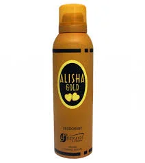 Hunaidi Deodorant Body Spray Alisha Gold 200ML