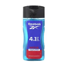 Reebok Shower Gel Body Wash Men Move Your Spirit 4in1 400ML