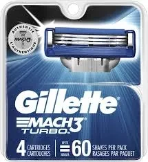 Gillette Blades 4S Mach3 Turbo