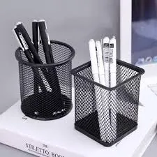 Office Pen Holder Stand Black Jalee Round And Squre