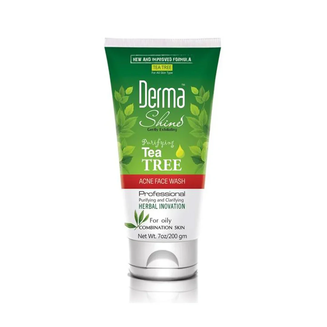 Derma Shine Face Wash Tea Tree 200G