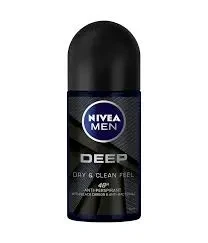 Nivea Deodorant Roll On Men Deep Black 50ML