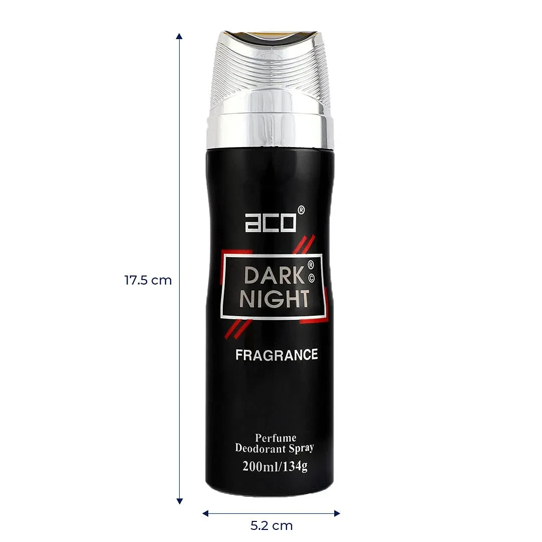 Apf Body Spray Deodorant Aqua DK Dark Knight 200ML
