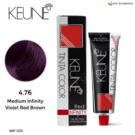 Keune Tinta Hair Color 4.76RI Medium Infinity Violet Red Brown