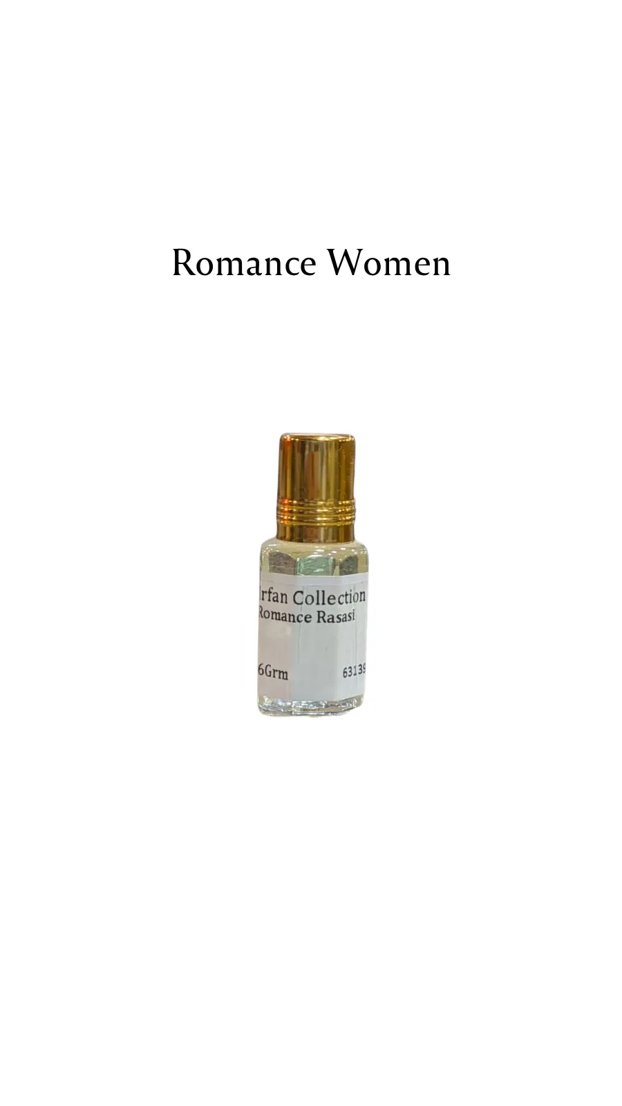Concentrated Perfume Oil Attar Romance Women French Rasasi Parfex 6ML