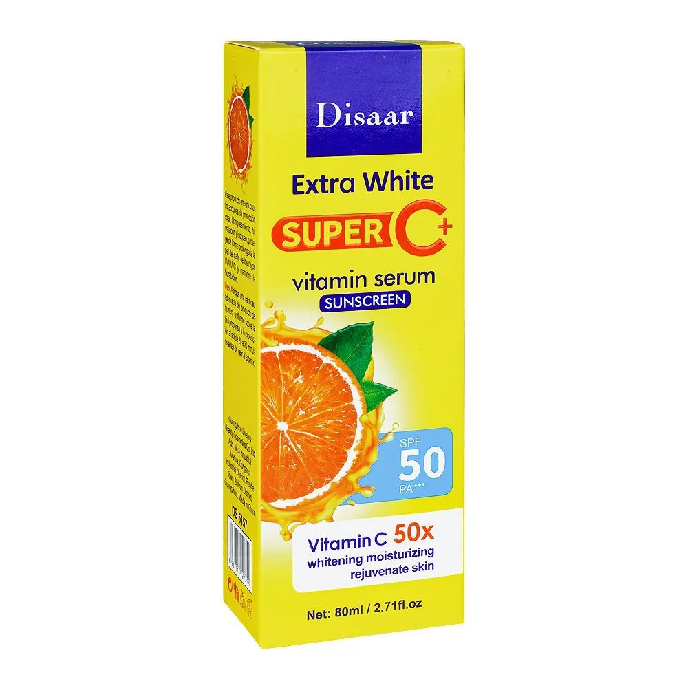 Disaar Sunscreen Extra White C+ Spf 50 80ML