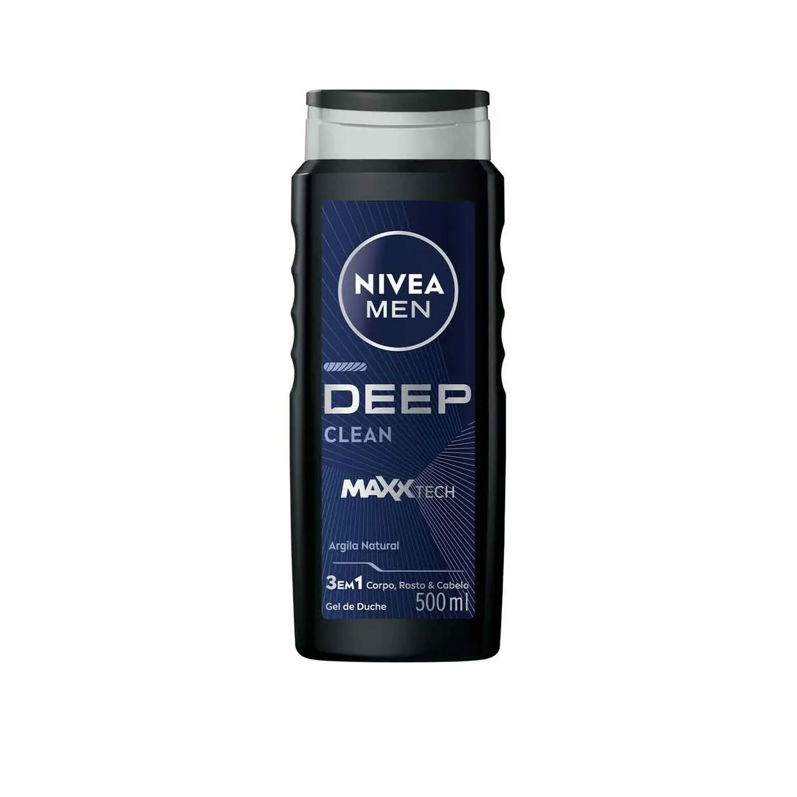 Nivea Body Wash Deep Clean Black 3In1 500ML