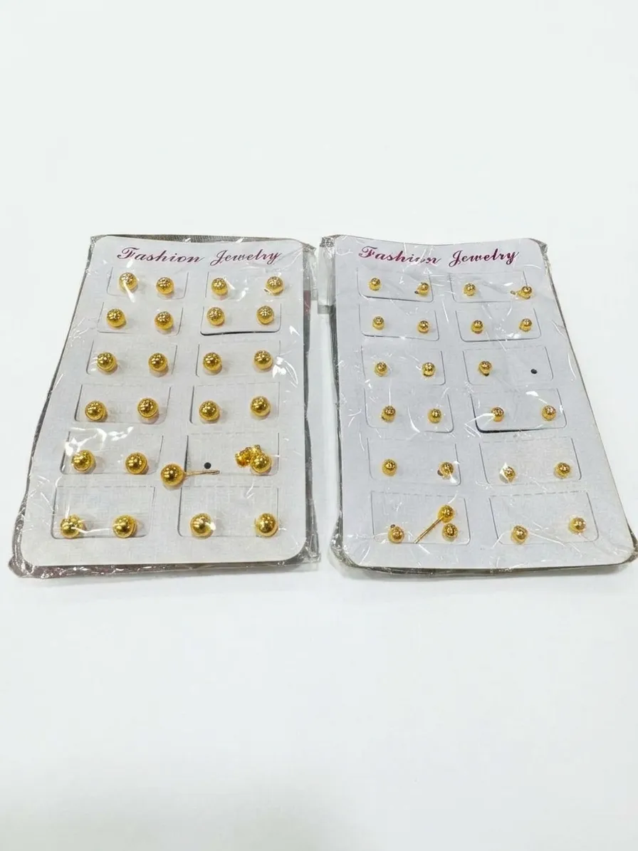 Jewellery New Mix Ear Rings Golden
