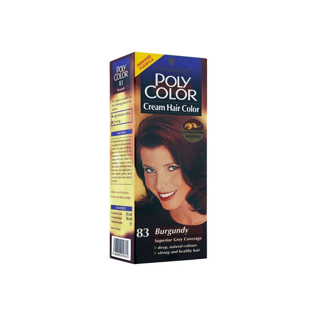 Poly Hair Color 83 Burgundy
