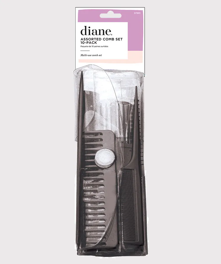Diane Fashion Comb And Brush Set 4in1 ST 005