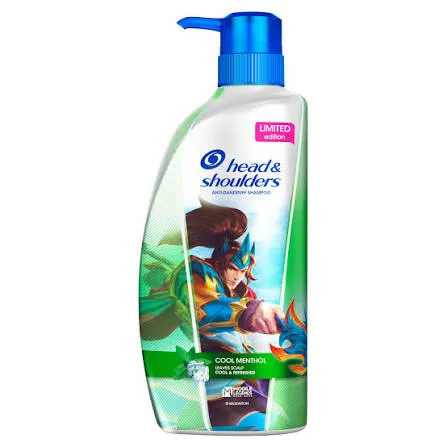Head And Shoulders Shampoo Cool Menthol Limited Edition 650ML Thailand