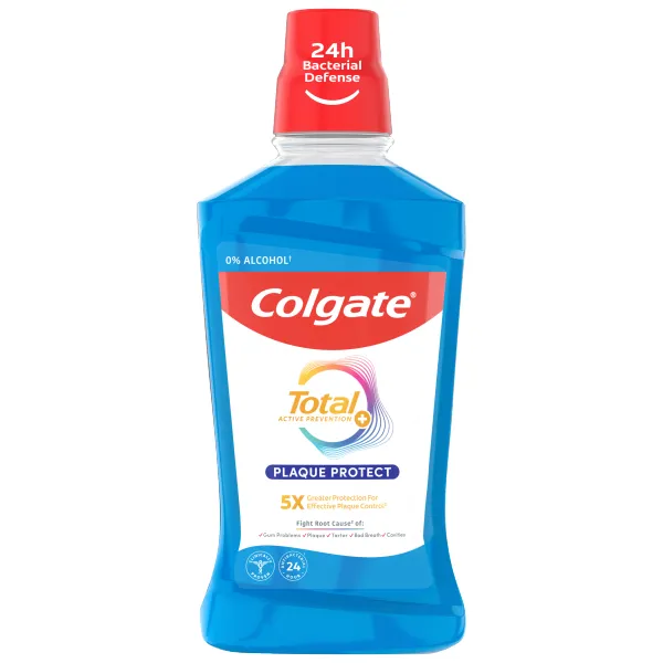 Colgate Mouth Wash Plax Fresh And Protect Total Plaque Protect 500ML