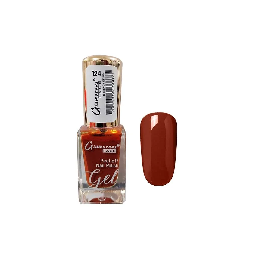 Glamorous Face Nail Polish 8004 Peel Off Gel 124