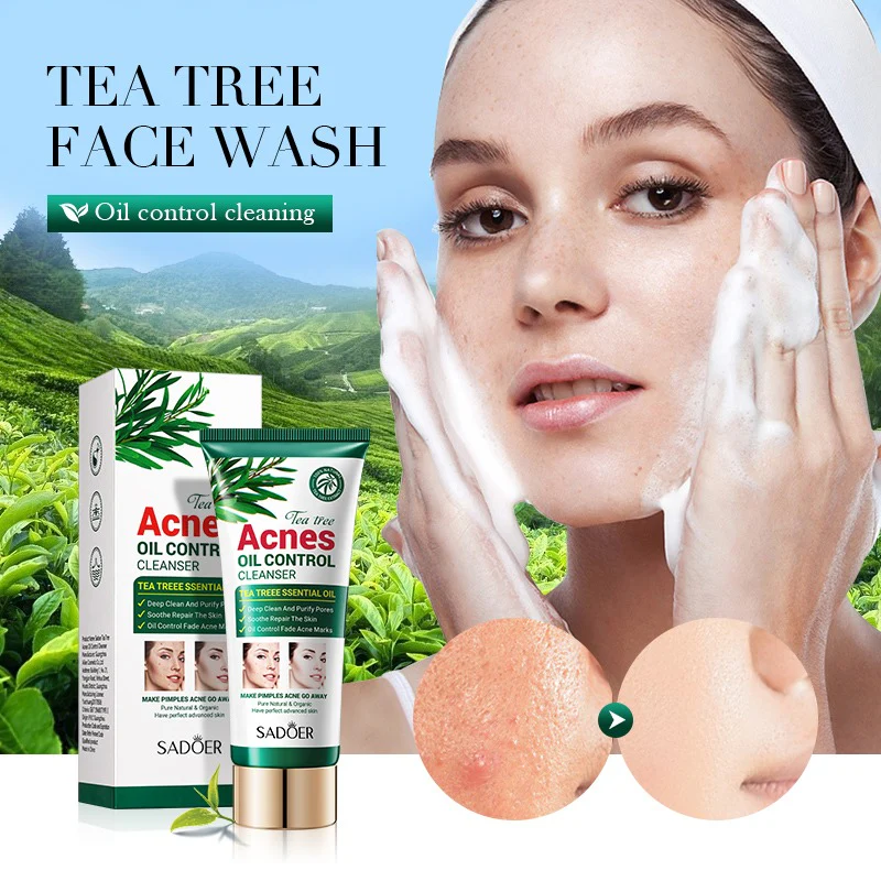Sadoer Face Wash Tea Tree Acne Control 100g