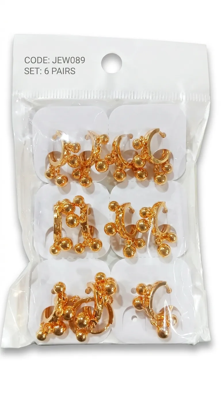 Jewellery Ear Rings Golden