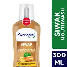 Pepsodent Mouth Wash Siwak 300Ml