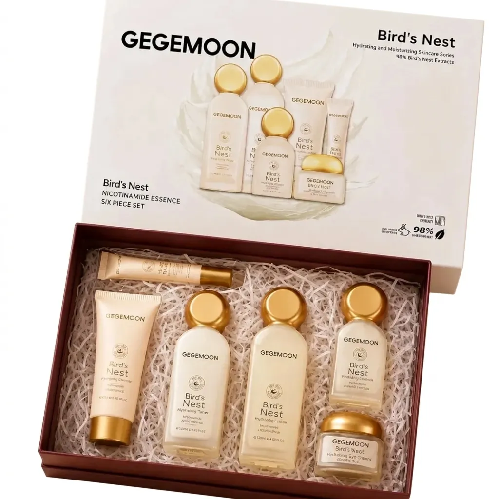 Gegemoon Bird's Nest Moisturizing And Softening Skin 6Pcs Facial Kit
