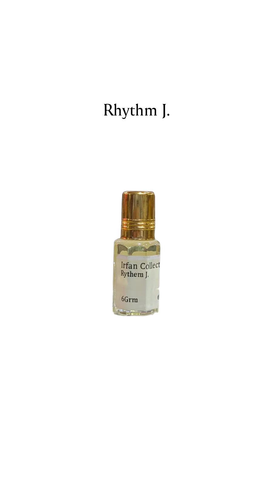 Concentrated Perfume Oil Attar Rhythm J. French J. Expressions 6ML