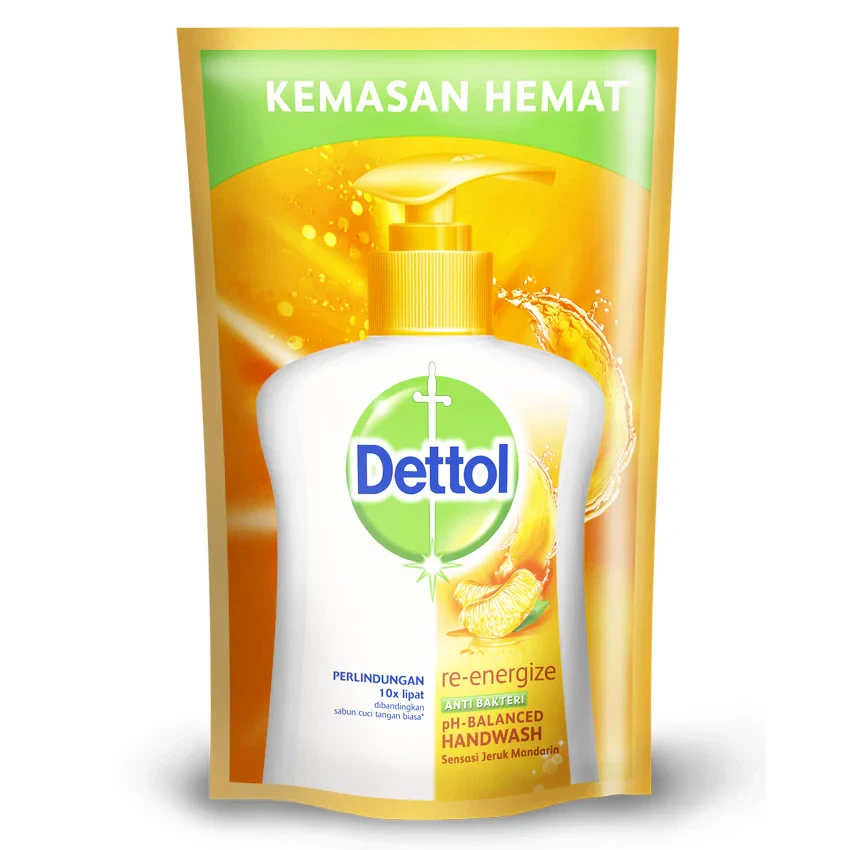Dettol Hand Wash Pouch Re Energise 200G