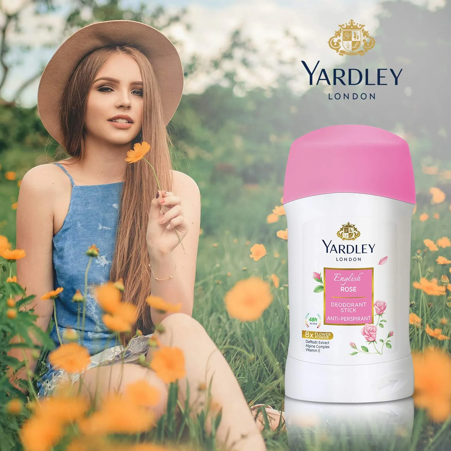 Yardley London Deodorant Stick English Rose 50ML