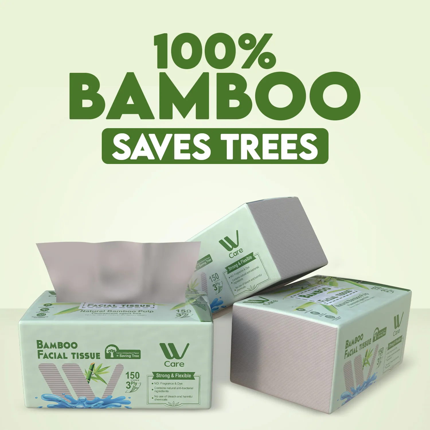 Tissue Bamboo Pulp Tissue GB15979