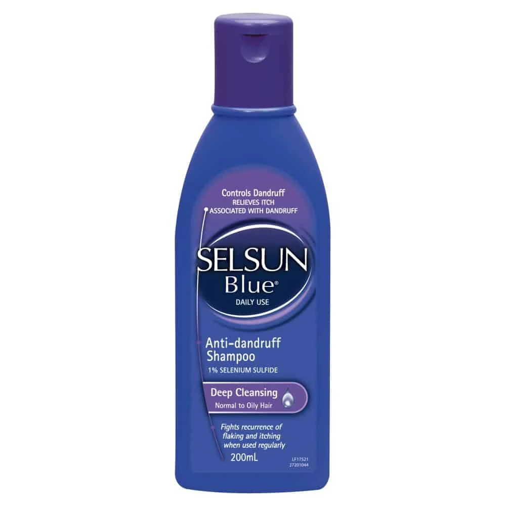 Selsun Blue Shampoo Anti Dandruff  Deep Cleansing 200ML