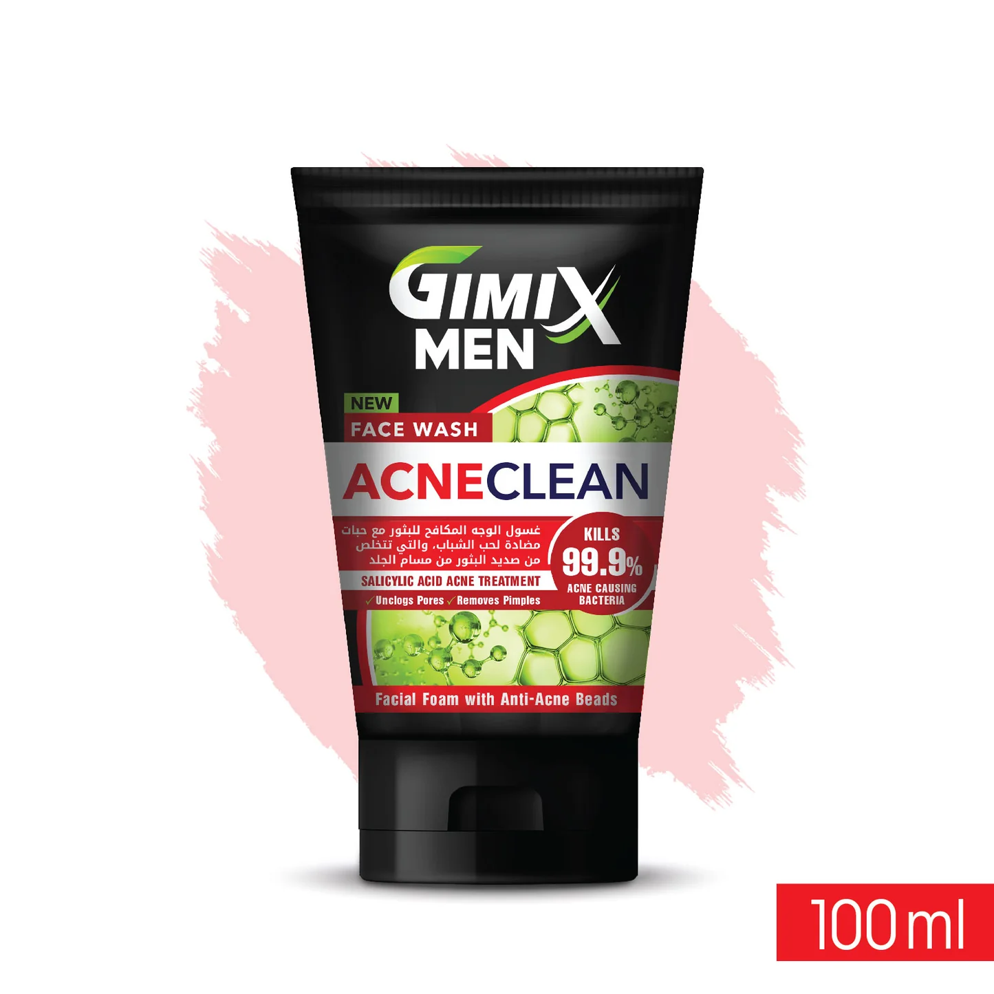 Gimix Face Wash Men Acne Clean 100ML