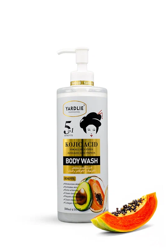 Yardlie Body Wash Kojic Acid 5 In 1 500ML