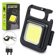 Cob Rechargeable Keychain Light