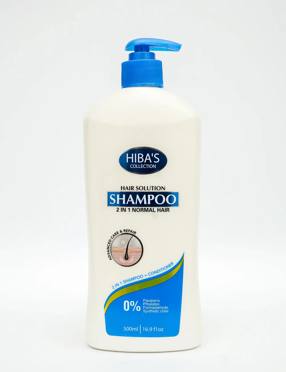 Hibas Collection Shampoo 2 In 1 Normal Hair 500ML