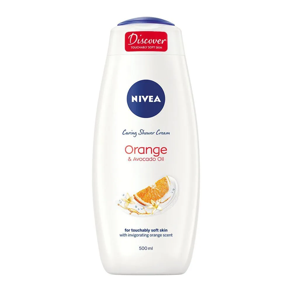 Nivea Shower Gel Body Wash Men Orange And Avocado Oil 500ML