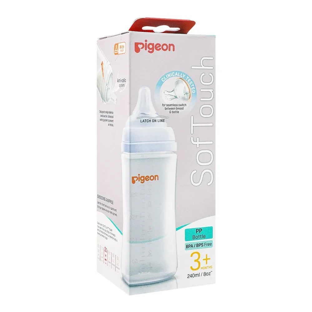 Pigeon Feeder Soft Touch 3+ Wide Neck 79453 240ML