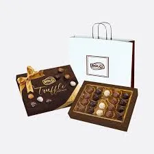 Bolci Chocolate Gift Box Truffles Brown Hazelnut 168G
