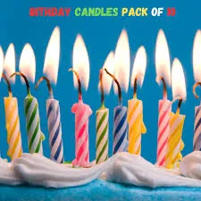 Birthday Celebration Cake Candles Simple Small 10pcs